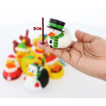 Mix Božićne Patkice 6cm (12 komada) - Praznični Poklončići