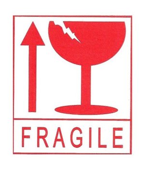FRAGILE Nalepnica / Lomljivo (45 listova)