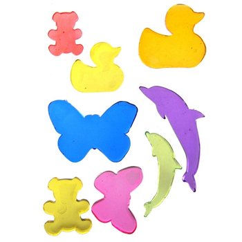 Dekorativne Gel Nalepnice Jelly Gems 22x12 cm (24 kom.)
