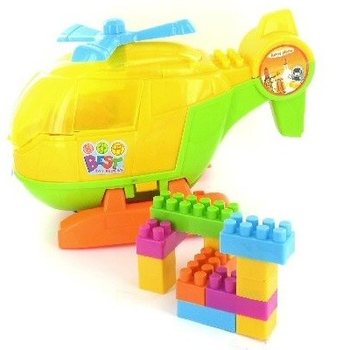 VELIKI HELIKOPTER PUN KOCKICA ZA GRAĐENJE