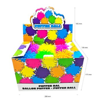 VELIKA PUFFER LOPTA - 15CM - U DISPLAYU (12 kom.)