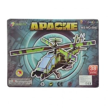 Velike 3D puzzle – helikopter Apache (3 kom.)