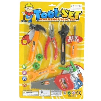 Veliki Set Igračaka Alata na Kartonu (8 kom.)