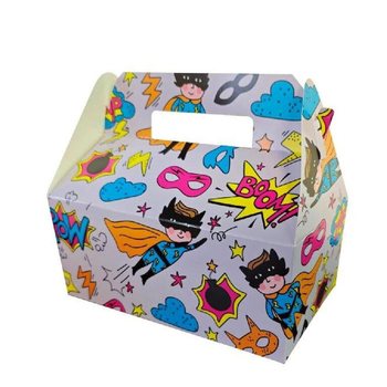 Kutija za dečiji meni Superhero - 22,5 x 12 x 9,5 cm (24 kom.)