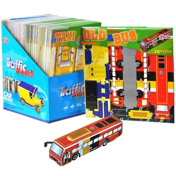 3D Auto Puzzle u Displeju (64 kom.)