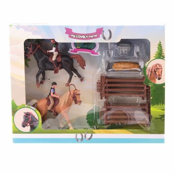 MY LOVELY HORSE - XL - 2x IGRAČKA KONJ SA VELIKOM &Scaron;TALOM - U POKLON KUTIJI (1 kom.)