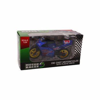 SUPER SPORT MOTOCIKL DIE CAST, RAZMERA 1:24 U DISPLEJU (24 kom.)