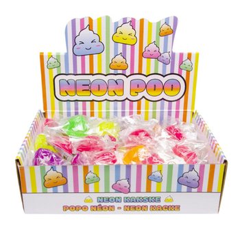 SQUEEZE NEON KAKICA - MIX BOJA - U DISPLAYU (50 kom.)