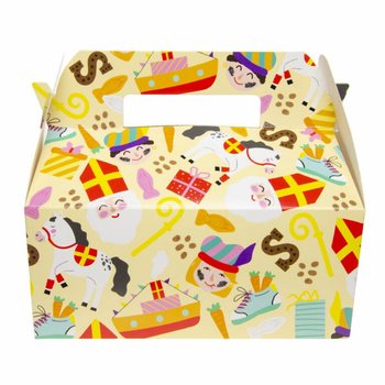 KUTIJA ZA OBROK SINTERKLAAS - 22.5 x 12 x 9.5 Cm. (24 kom.)