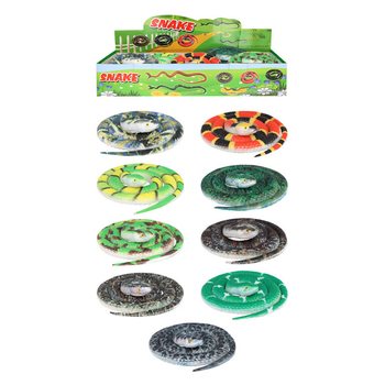 ZMIJE - 70 CM DUGE MIX VRSTA U DISPLAYU (36 kom.)