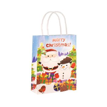 Ukrasne Kese MERRY CHRISTMAS 14x21x7 cm (24 kom)