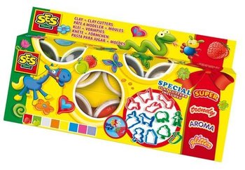 SES Plastelin Claymania 8x90g + Modlice (1 kom.)