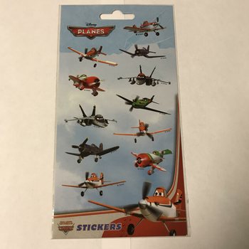List sa nalepnicama: DISNEY PLANES, dim. 20 x 10 cm (10 kom)