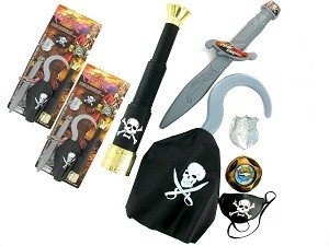 Piratski Set na Kartonu - Model 1 (6 kom.)