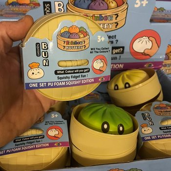 RAGE - Squishy Bun Dumplings VELIKI - ONE SET PU FOAM SQUISHY EDITION (12 kom.)