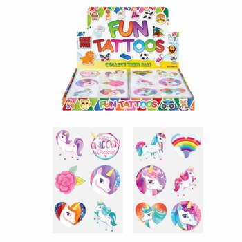 Fun Tattoos: Jednorog Display (96 komada)