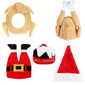 MIX LUKSUZNIH SME&Scaron;NIH BOŽIĆNIH KAPA - XMAS CAPS (6 kom.)