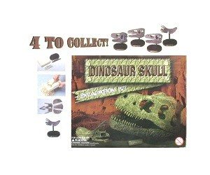 Set za iskopavanje lobanje dinosaurusa (12 kom.)