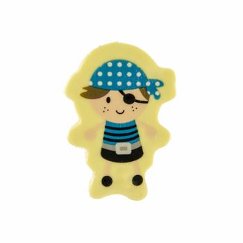Set gumica za brisanje figurice pirati - 2 komada u displeju