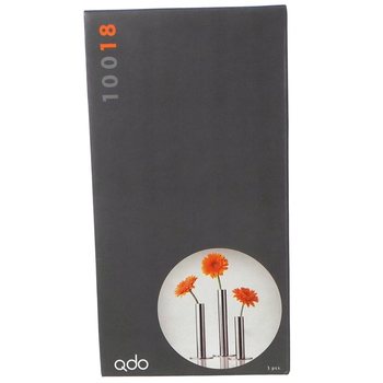 QDO - Vaze od nerđajućeg čelika za 1 cvet, set od 3 (1 set)
