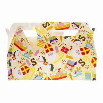 KUTIJA ZA OBROK SINTERKLAAS - 22.5 x 12 x 9.5 Cm. (24 kom.)