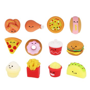 Squishy Fast Food Igračke za Tombolu - u Displeju (60 kom.)