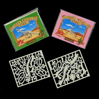 SVETLEĆA DINOSAURUS 3D SLAGALICA (12 kom.)