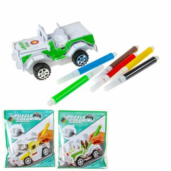 3D puzzle Sastavi i oboji sopstveni automobil (12 kom.)