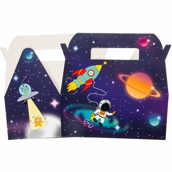 Kutije za dečiji meni Svemir / Space - 22,5 x 12 x 9,5 cm (24 kom.)