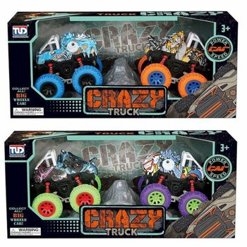Set od 2 Monstertruck Dinosaurusa na Frikciju u Luksuznoj Kutiji - Mix