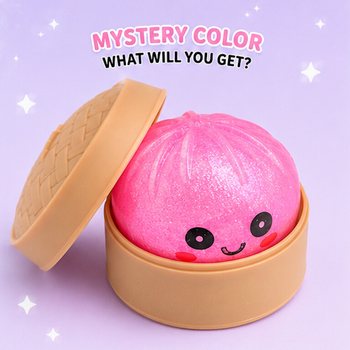 RAGE - Squishy SUGAR EDITION Bun Dumplings MALI (5.3 x 5.3 x 4.1 Cm) Viral 2026 Fidget Toy (24 kom.)