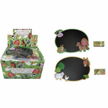 Tabla za Crtanje Kredom sa Motivima Domaćih Životinja u Displayu (24 kom.)