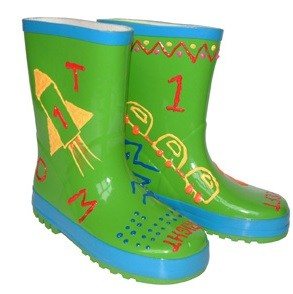 FUNKY WELLIES - OBOJI SVOJE GUMENE ČIZME - ZELENE / VELIČINA: 26