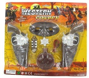 Western Cowboy set za igru (6 kom.)