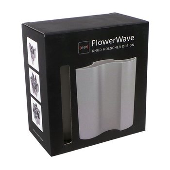 D-ZN - Vaza za Cveće FLOWERWAVE - Bela (1 kom.)