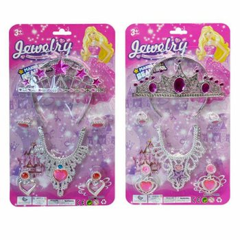 PRINCEZIN BEAUTY SET SA TIJAROM, MINĐU&Scaron;AMA, OGRLICOM I PRSTENJEM