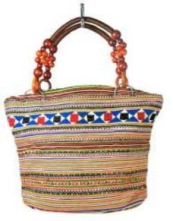 B-FAIR Beads Torba sa smeđim perlama na ručki (1 kom)