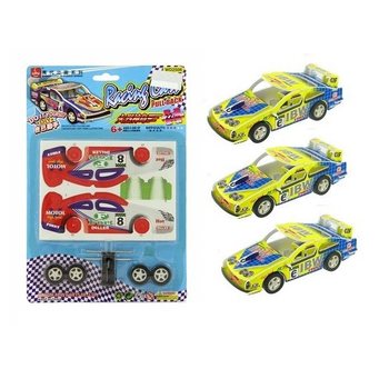NAPRAVI SVOJ 3D TRKAČKI AUTOMOBIL (12 kom.)