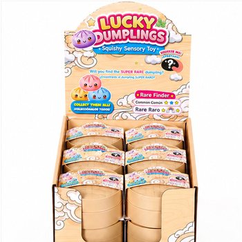 RAGE - LUCKY DUMPLINGS - Squishy Bun Dumplings VELIKI Dim. 8.5 x 8.5 x 4.8 Cm - U DISPLEJU (12 kom.)