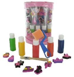 Set sa Pečatima i Bojama za Devojčice - Model 1