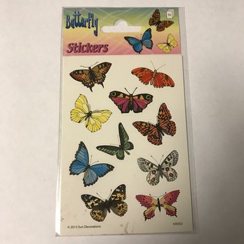 List sa Nalepnicama: Leptiri, 16 x 9 cm (10 kom.)