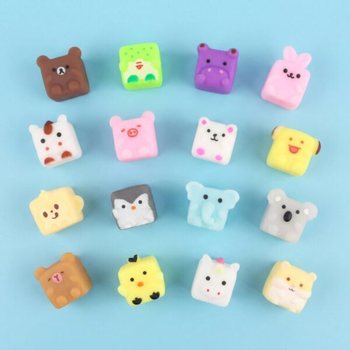 Squishy Cube Animals za tombolu u stalku (96 kom.)