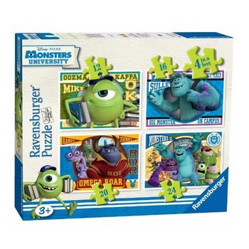 PUZZLE DISNEY PIXAR ČUDOVIŠTA SA UNIVERZITETA 4-U-1 (6 kom.)