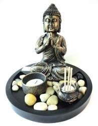 Buddha set za čajnu svećicu i tamjan (1 kom.)