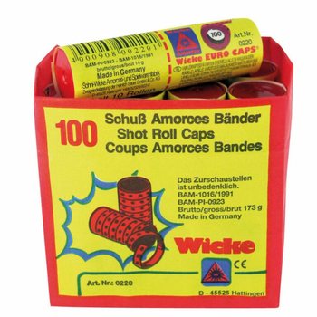 WICKE - PAPIRNE KAPISLE U ROLNI OD 100 METAKA - 12 ROLNI OD 100 METAKA (12 pakovanja)