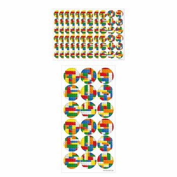 Fun Nalepnice - Brickz Kockice (10 listova)
