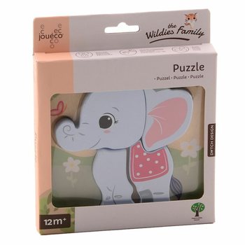 JOUECO - THE WILDIES FAMILY MIX DRVENE PUZLE - Od 12 meseci (12 kom.)