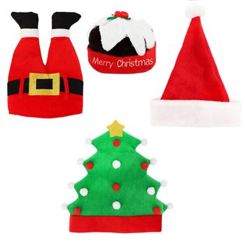 MIX LUKSUZNIH SME&Scaron;NIH BOŽIĆNIH KAPA - XMAS CAPS (6 kom.)
