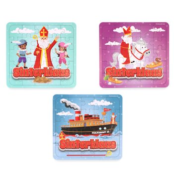 PUZZLE - SVETI NIKOLA - 13 x 12 CM. U DISPLEJU (108 kom.)