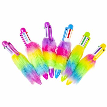 Pli&scaron;ana Fluffy Hemijska Olovka sa 6 Boja - u Displeju (24 kom.)